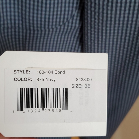 JKT Sportcoat in Checkered Blue "Bond" - Picture 4 of 5